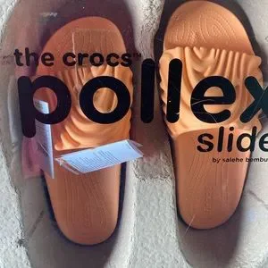 Salehe Blembury x Crocs Slides Citrus Milk size 12m BNIB Salehe Bembury Teases New Crocs Pollex Slides in a Citrus  main image 4